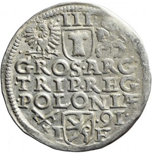 Sigismund III Vasa, Trojak 1591, Poznań