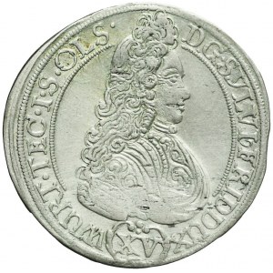 Śląsk, Księstwo Oleśnickie, Sylwiusz Fryderyk, 15 krajcarów 1694 II-T, Oleśnica