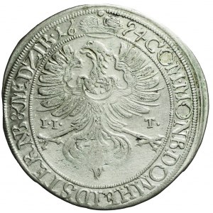Śląsk, Księstwo Oleśnickie, Sylwiusz Fryderyk, 15 krajcarów 1694 II-T, Oleśnica