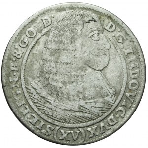 Śląsk, Księstwo Legnicko-Brzesko-Wołowskie, Ludwik IV Legnicki, 15 krajcarów 1662, Brzeg