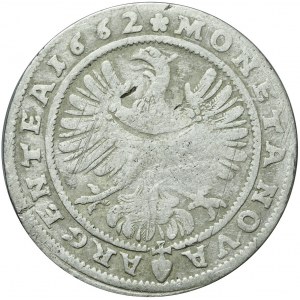 Śląsk, Księstwo Legnicko-Brzesko-Wołowskie, Ludwik IV Legnicki, 15 krajcarów 1662, Brzeg