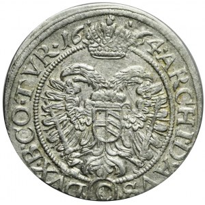 Austria, Leopold I, 3 krajcary 1664 CA, Wiedeń