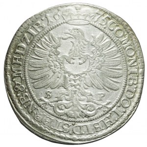 Śląsk, Księstwo Oleśnickie, Sylwiusz Fryderyk, 15 Krajcarów 1675 SP, Oleśnica