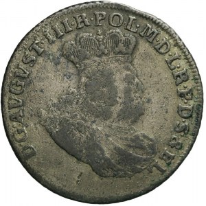 August III Sas, Złotówka 1763 REOE, Gdańsk