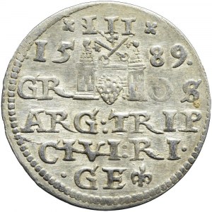 Sigismund III Vasa, Troika 1589, Riga