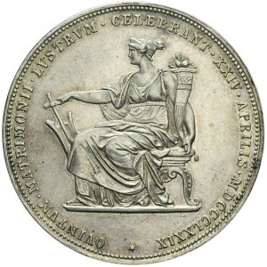 Austria, Franciszek Józef, 2 guldeny 1879, Srebrne gody