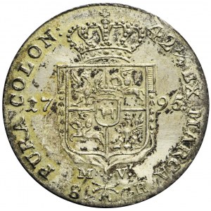 Stanisław A. Poniatowski, Dwuzłotówka 1795 MV, ładna