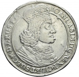 Jan Kazimierz, Talar 1649 GR, Gdańsk, ładny