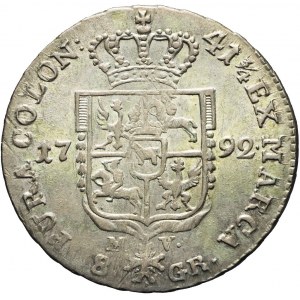 Stanisław A. Poniatowski, Dwuzłotówka 1792 MV
