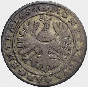 Śląsk, Księstwo Legnicko-Brzesko-Wołowskie, Christian Wołowski, 15 Krajcarów 1664, Brzeg