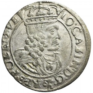 Jan II Kazimierz, Szóstak 1662 GBA, Lwów, błąd w legendzie awersu: RES zamiast REX