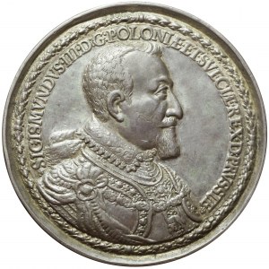 Zygmunt III Waza, Medal 1619, Gdańsk, rzadki