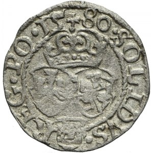 Stefan Batory, Szeląg 1580, Olkusz, Jastrzębiec, rzadki