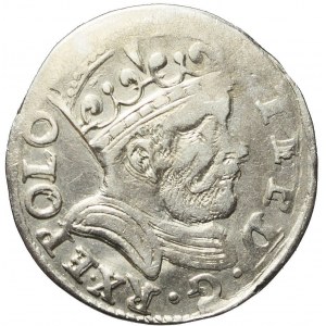 Stefan Batory, Trojak 1586, Poznań, RXE, rzadki