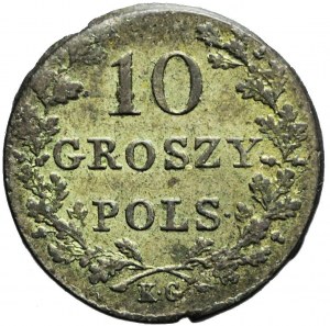 November Uprising, 10 pennies 1831, eagle's paws straight