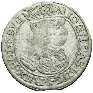 Jan II Kazimierz, Szóstak 1661 GBA, Lwów, drugi typ portretu