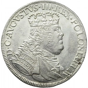 August III Sas, Ort 1755, Lipsk, rzadki typ popiersia