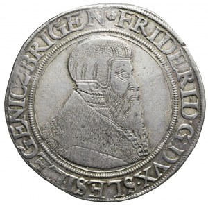 Śląsk, Księstwo Legnicko-Brzesko-Wołowskie, Fryderyk II, Talar 1546, Legnica, bardzo rzadki