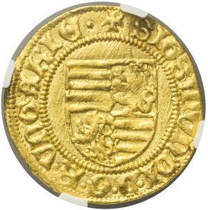 Węgry, Zygmunt Luksemburski (1387-1437), Goldgulden bez daty, Nagybania, piękny