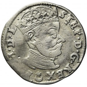 Stefan Batory, Trojak 1581, Wilno, małe popiersie, rzadki
