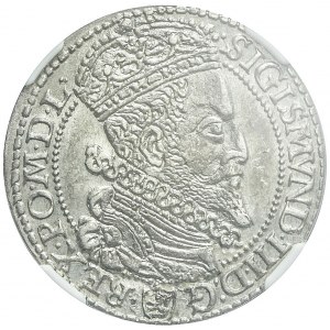 Sigismund III Vasa, Sixpence 1599, Malbork, large head