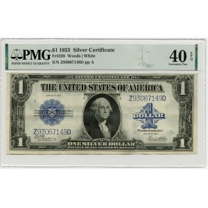 USA, United States, Silver Certificate, $1 1923, Woods &amp; White, Z93067149D