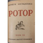 SIENKIEWICZ Henryk - POTOP Tom I-VI w 2 wol. Ilustracje UNIECHOWSKI