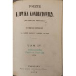 KONDRATOWICZ Ludwik - POEZYE Tom I, II, IV, IX, X Wyd. 1872