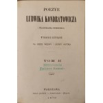 KONDRATOWICZ Ludwik - POEZYE Tom I, II, IV, IX, X Wyd. 1872