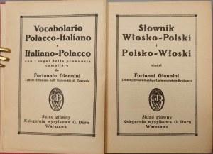 ITALIAN-POLISH AND POLISH-ITALIAN DICTIONARY