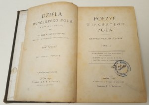 POL Wincenty - WORKS Volume III POEZYE First collective edition
