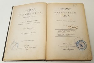 POL Wincenty - WORKS Volume IX POEZYE First collective edition