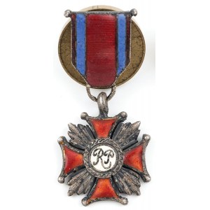MINIATURA KRZYŻA ZASŁUGI wz. 23, Knedler