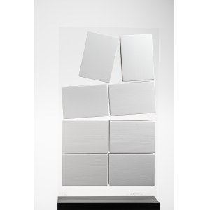 Henryk STAŻEWSKI (1894-1988), Spatial Composition - Freestanding White Relief, 1961