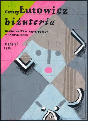 Jan MŁODOŻENIEC (1929-2000), Biżuteria - projekt plakatu, ok. 1987