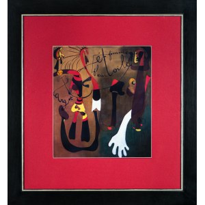 Joan MIRÓ (1893-1983) - von, Bild, (Schnecke, Frau, Blume, Stern)