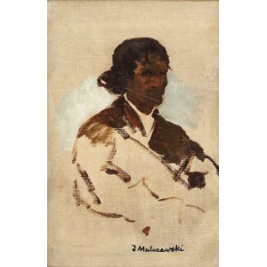 Jacek Malczewski (1854-1929), Portrait sketch of a peasant