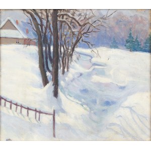 Mieczyslaw Filipkiewicz (1891-1951), Unter den Schneewehen, 1913