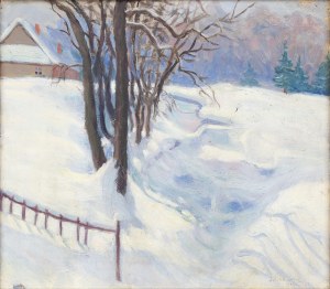 Mieczysław Filipkiewicz (1891-1951), Wśród śnieżnych zasp, 1913