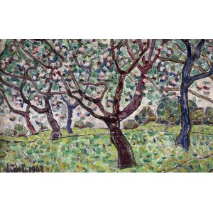 Romana Lipeż (1917-2003), Flowering Orchard, 1962