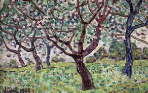 Romana Lipeż (1917-2003), Kwitnący sad, 1962