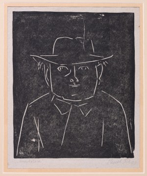 Jerzy Panek (1918-2001), Karykatura, 1955