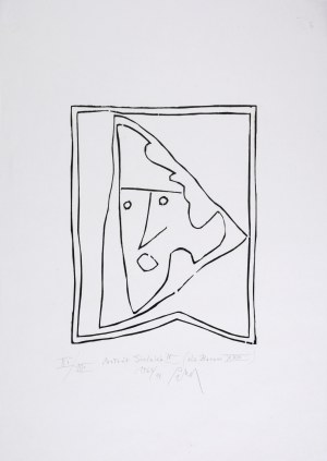 Jerzy Panek (1918-2001), Portret Józefa Gieniaka IX / Chorągiew XXIII, 1963