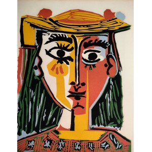Pablo Picasso (1881-1973), Žena v klobúku