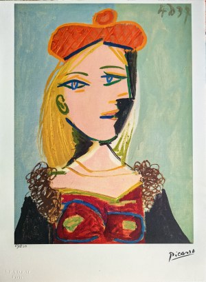 Pablo Picasso (1881-1973), Marie Therese w pomarańczowym berecie