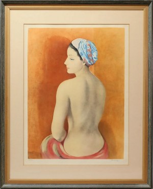 Mojżesz Kisling (1891-1953), Akt w turbanie, 1952