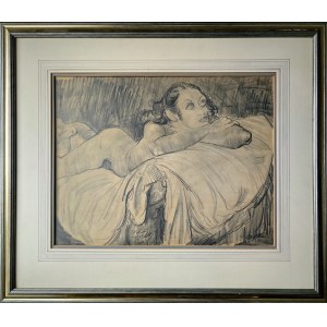 Henry Epstein (1891-1944), Mädchen im Bett
