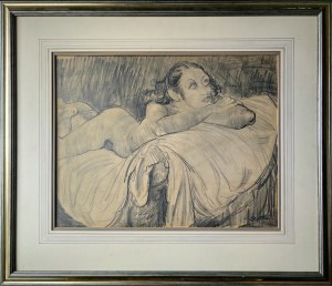 Henryk Epstein (1891-1944), Dziewczyna w łóżku