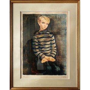 Mojżesz Kisling (1891-1953), Portret chłopca w swetrze