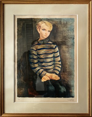 Mojżesz Kisling (1891-1953), Portret chłopca w swetrze